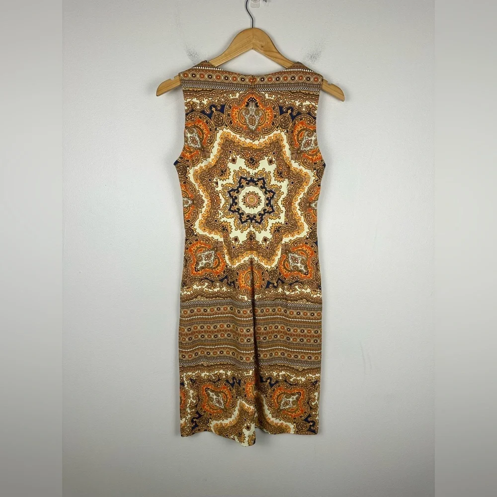 J MCLAUGHLIN Sophia Catalina Cloth Paisley Sleeveless Midi Dress Women’s Sz S - Picture 4 of 9
